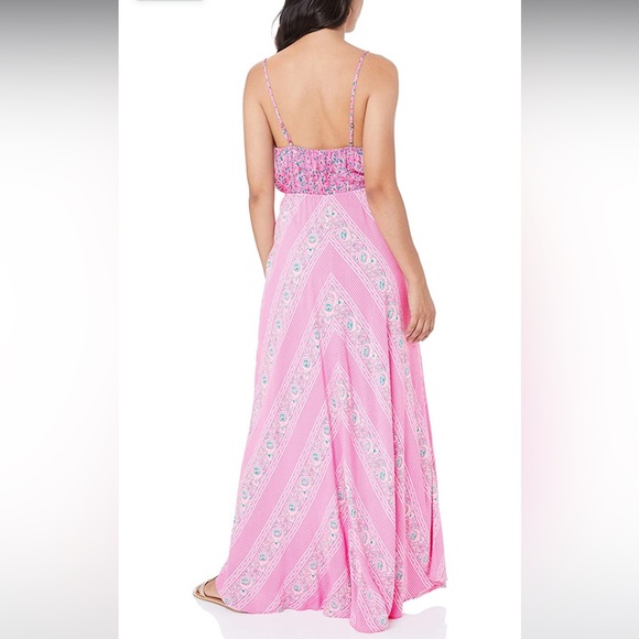 TIGERLILY Malia Pink Floral Maxi Dress RRP$249 - Picture 2 of 16